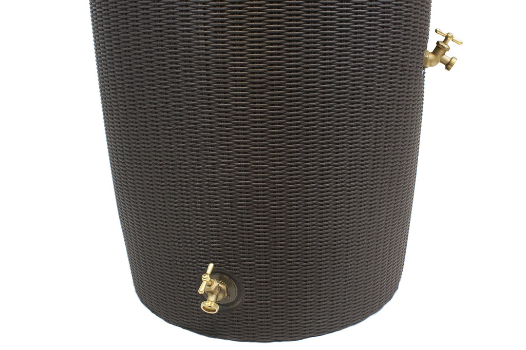 50 Gallon Flat Top Rain Saver Dark Brown A161085