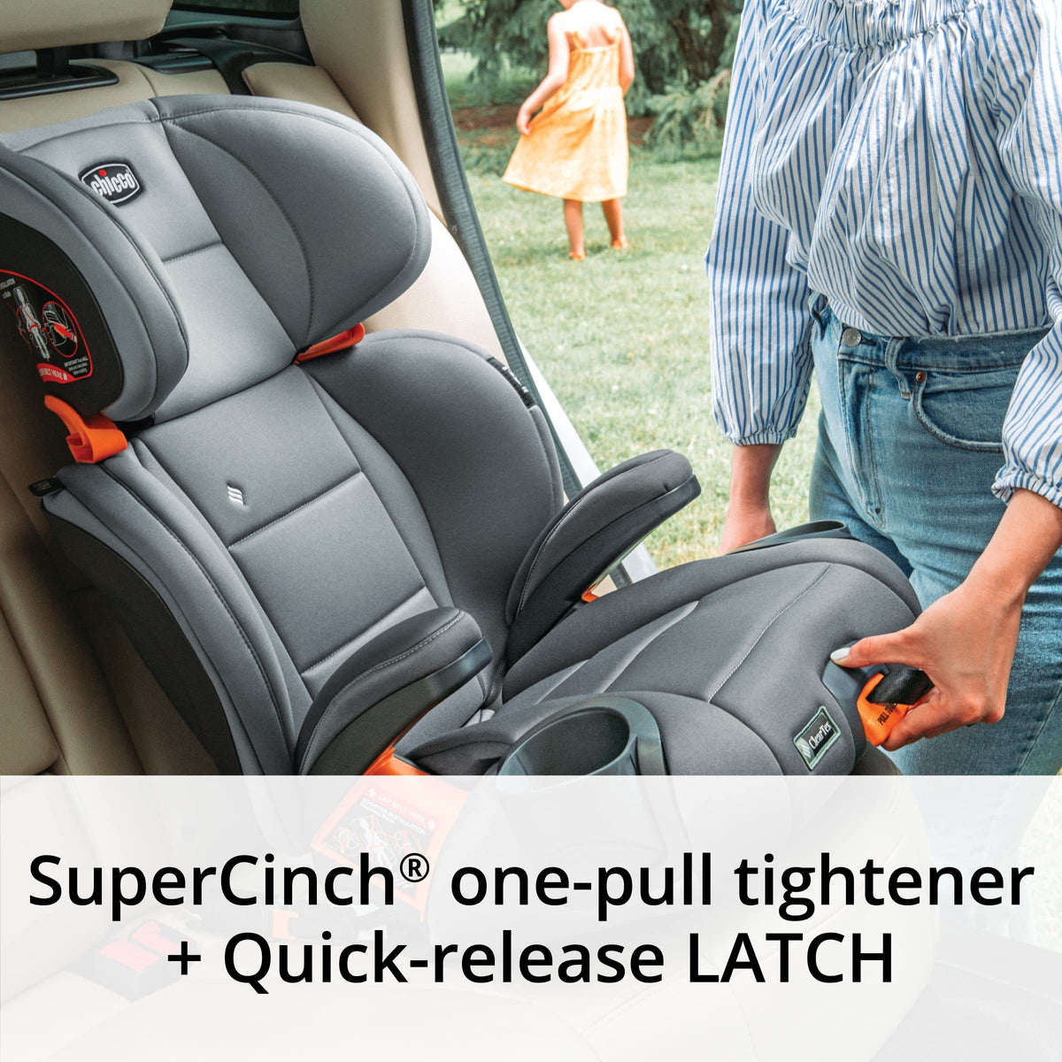 2-in-1 Belt-Positioning Booster Car Seat R34007