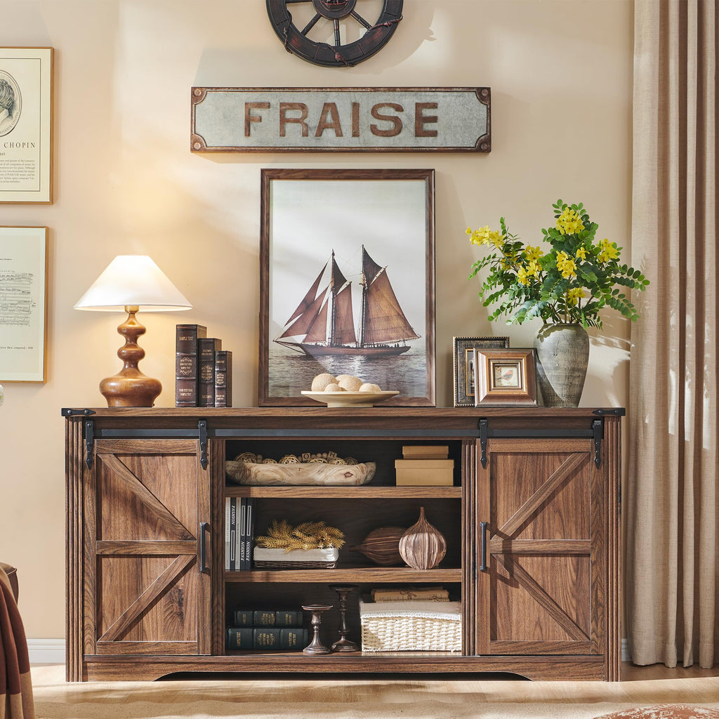 66" TV Stand with 4 Drawers D585