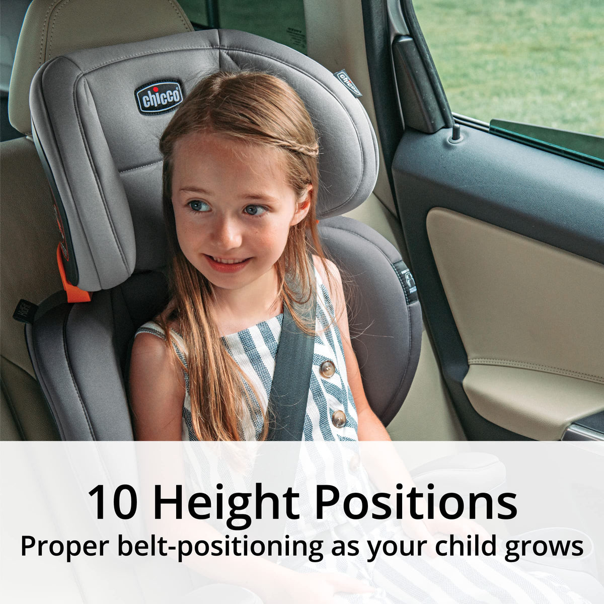 2-in-1 Belt-Positioning Booster Car Seat R34007